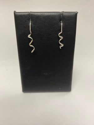 sterling silver twist earrings