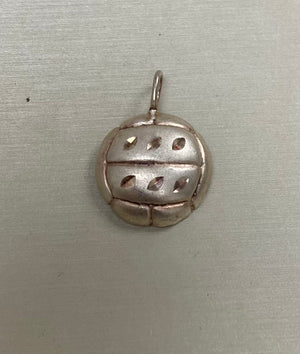 sterling silver vollyball charm