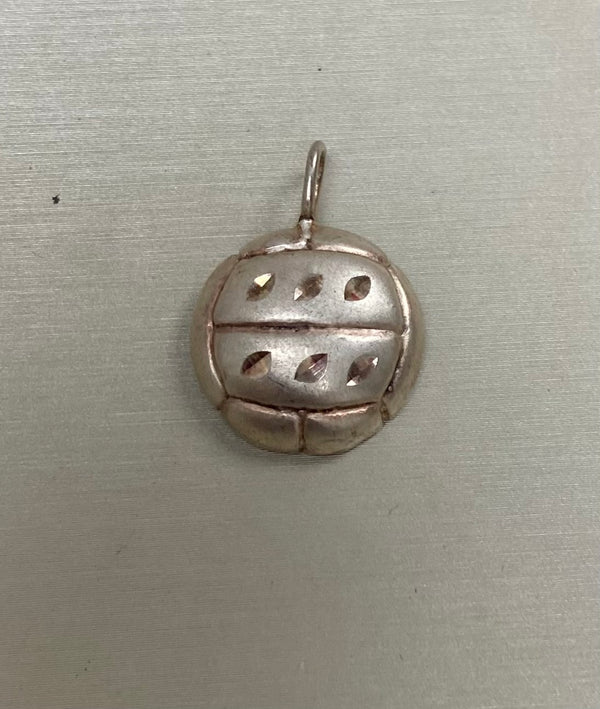 sterling silver vollyball charm