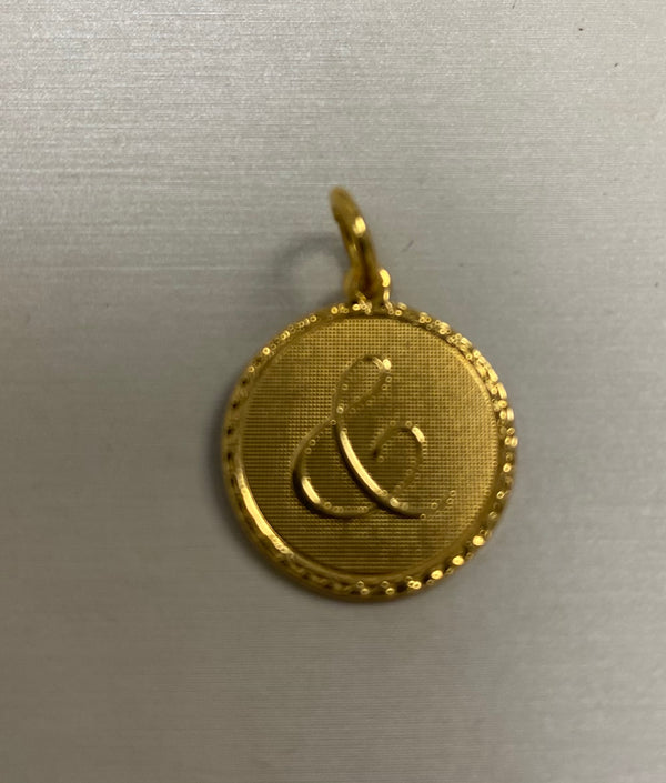 gold plated charm